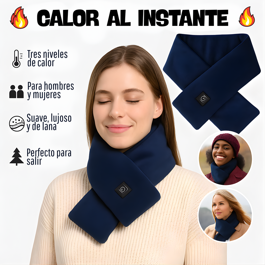Bufanda Térmica con 3 Niveles de Calor