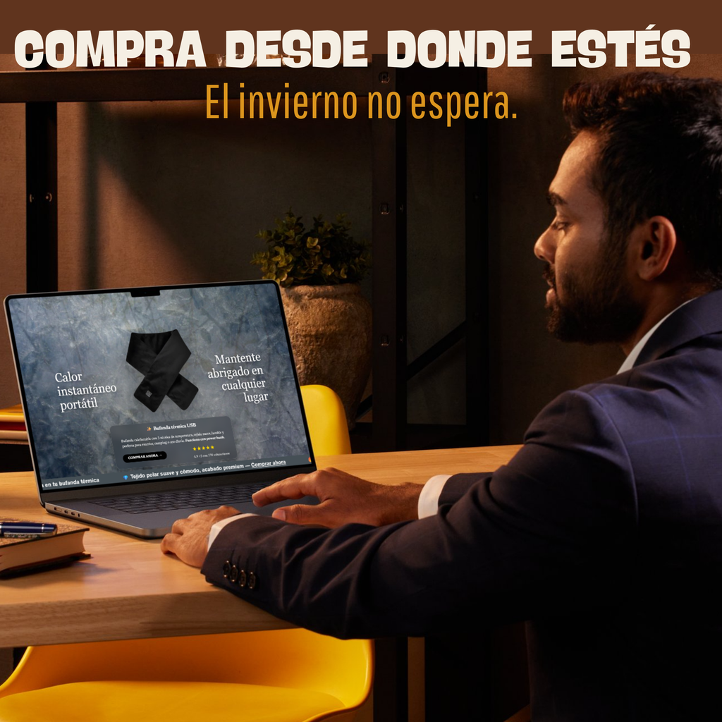 Bufanda Térmica con 3 Niveles de Calor