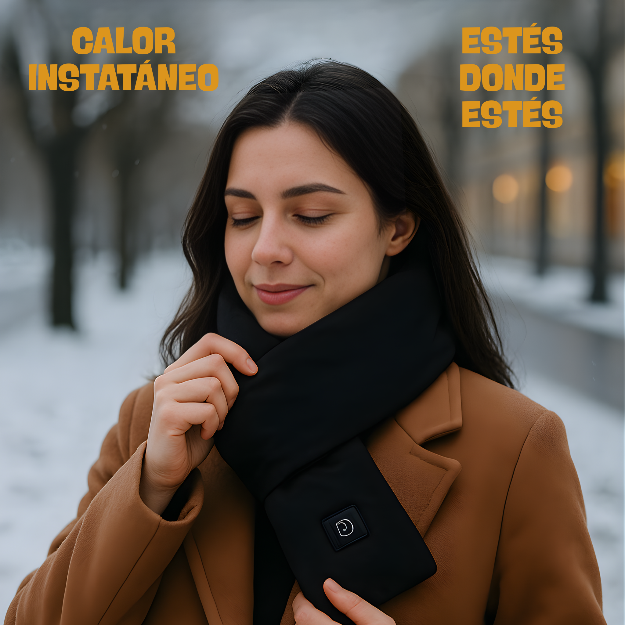 Bufanda Térmica con 3 Niveles de Calor